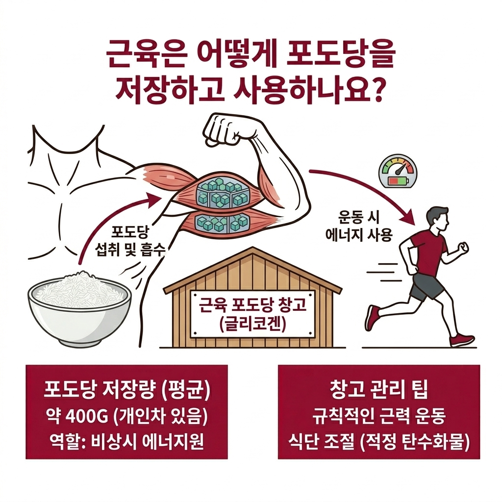 근육과 포도당의 관계